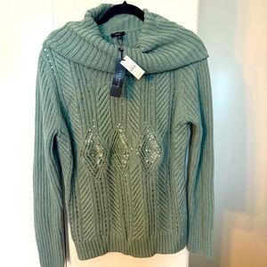 Talbots Sage Cowl Neck Sweater